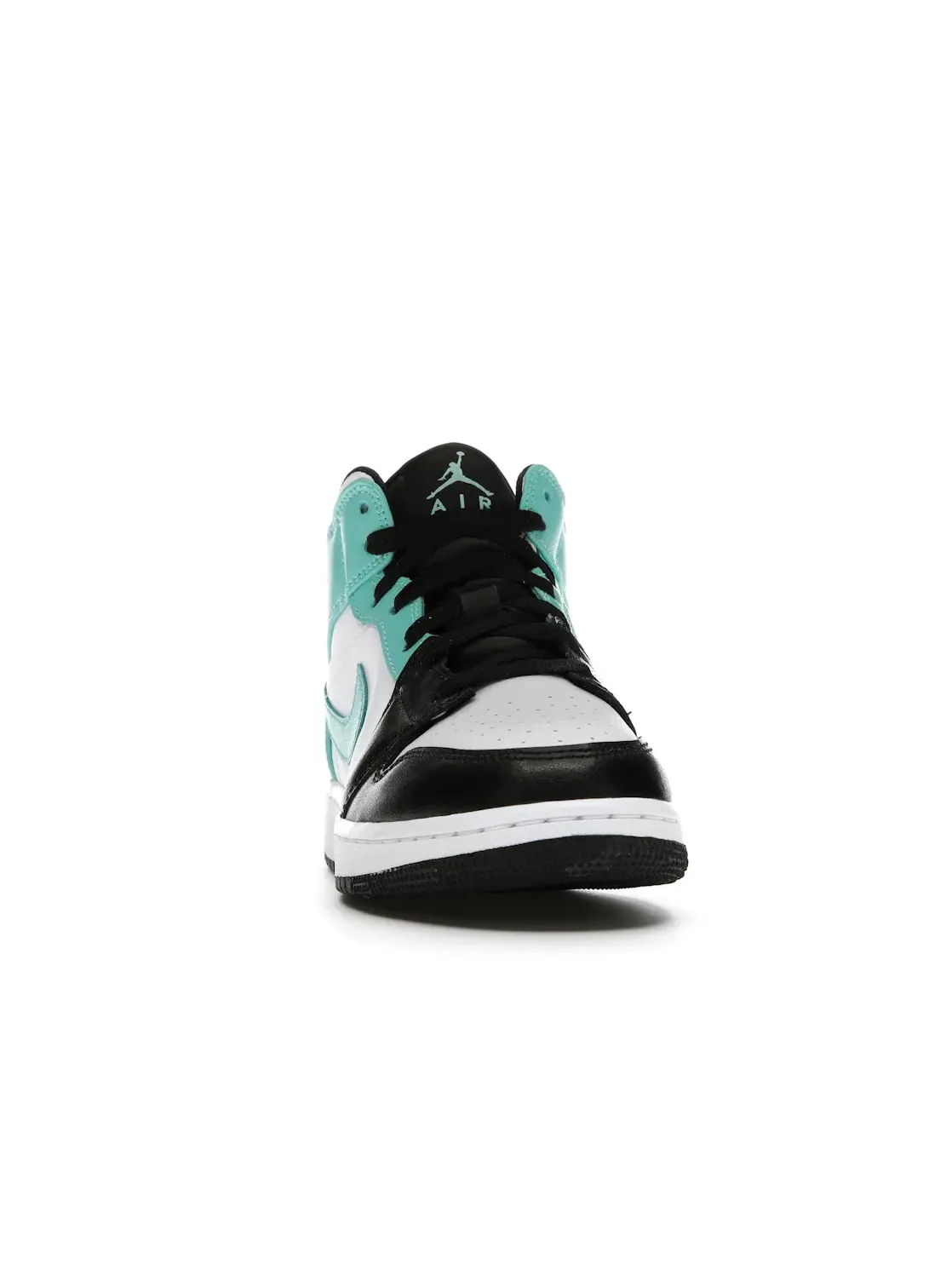 Детские кроссовки с контрастным принтом Jordan 1 Mid — изображение 2 из 4, белый/-черный