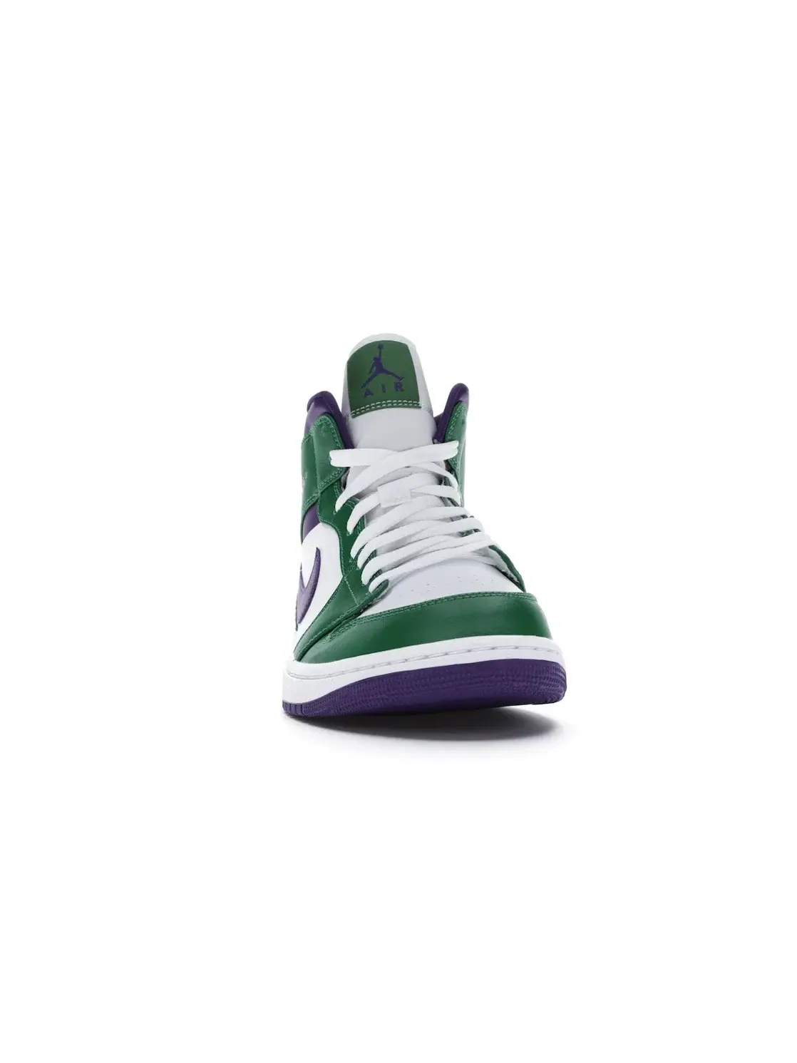 Мужские кроссовки с принтом Jordan 1 Mid Incredible Hulk Jordan — изображение 2 из 4, фиолетовый-белый