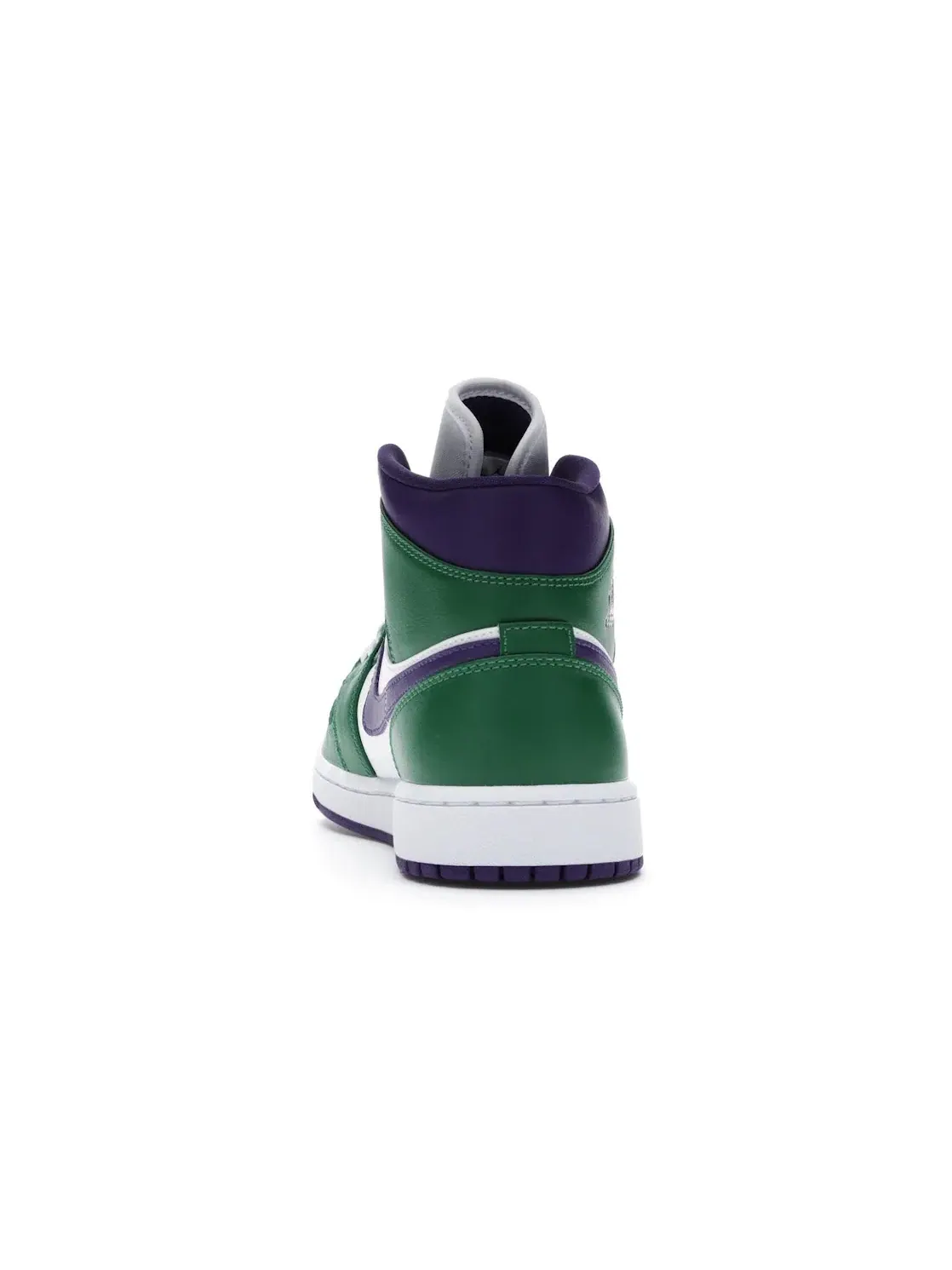 Мужские кроссовки с принтом Jordan 1 Mid Incredible Hulk Jordan — изображение 4 из 4, фиолетовый-белый