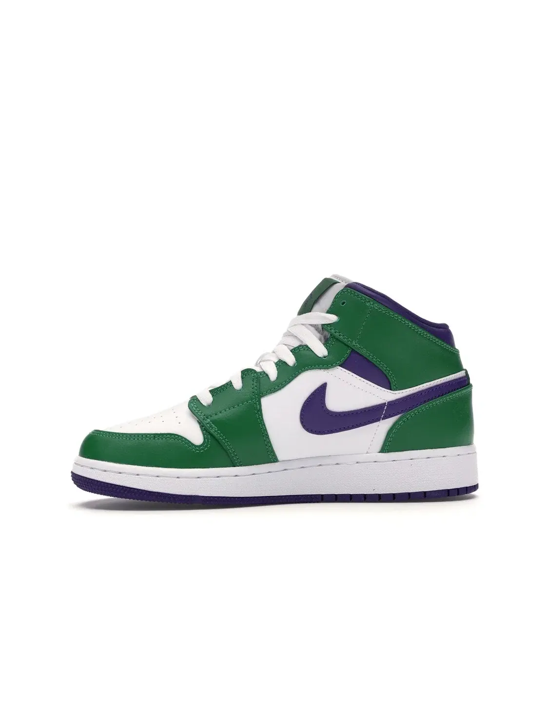 Детские кроссовки для мальчиков с зеленым верхом Jordan 1 Mid Incredible Hulk GS Jordan — изображение 3 из 4