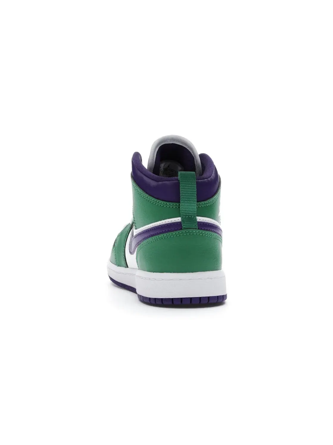 Детские кроссовки Lifestyle Jordan 1 Mid — изображение 4 из 4, белый-фиолетовый