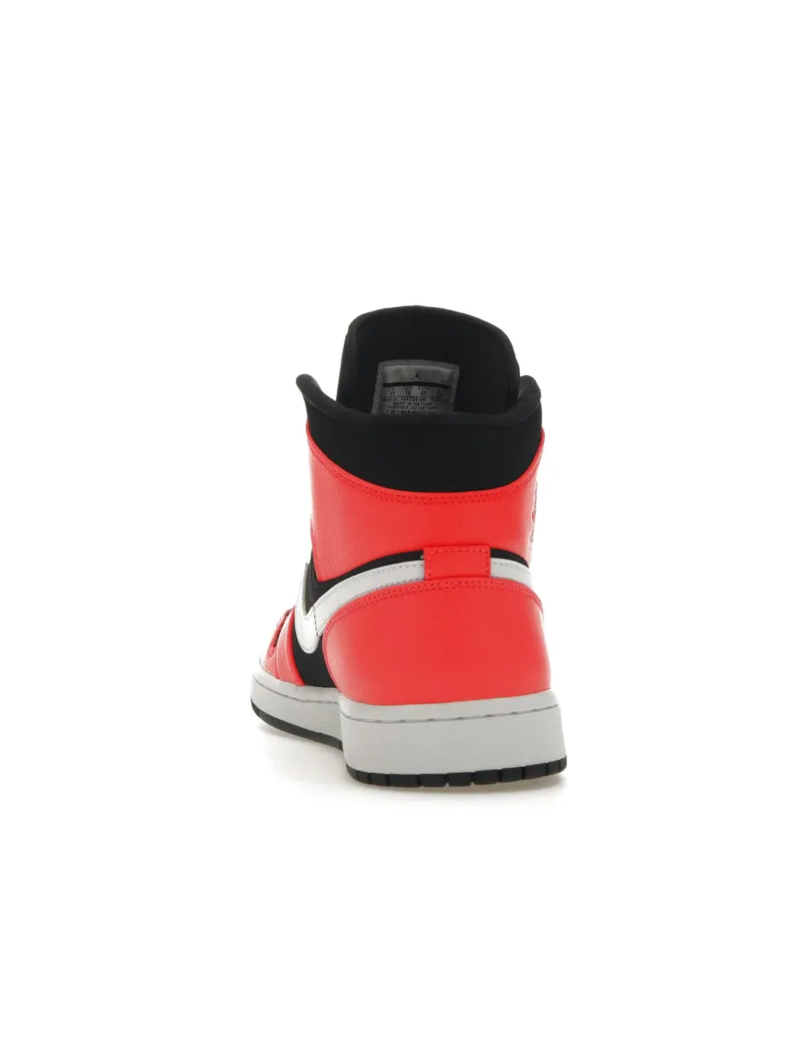 Мужские кроссовки с комбинированным верхом Jordan 1 Mid Jordan — изображение 4 из 4, черный/белый