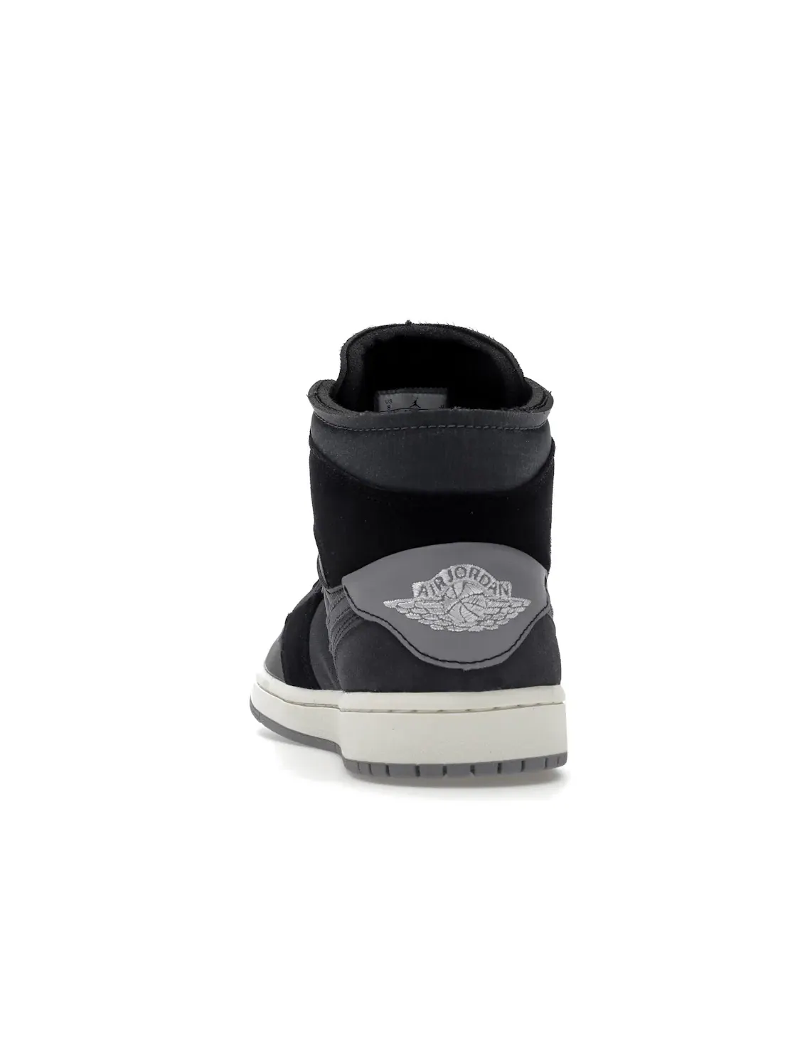 Мужские кроссовки с принтом Jordan 1 Mid Jordan — изображение 4 из 4, черный/серый-оранжевый