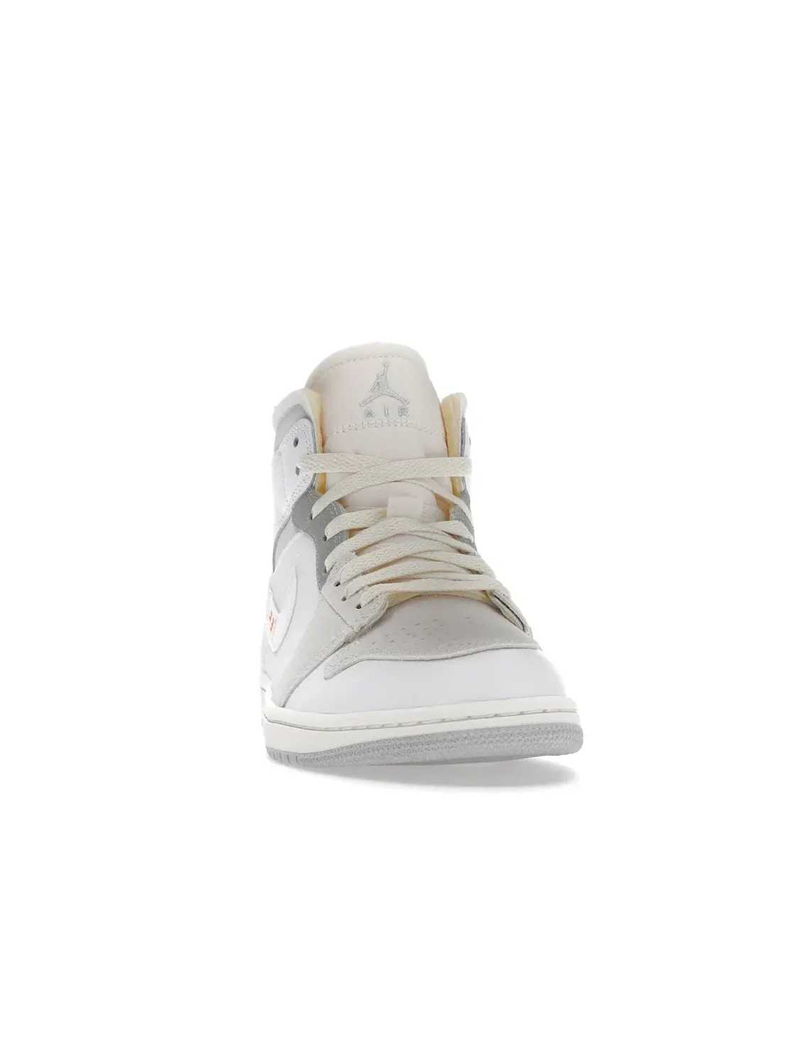 Мужские кроссовки с принтом Jordan 1 Mid SE Jordan — изображение 2 из 4, белый/серый//оранжевый