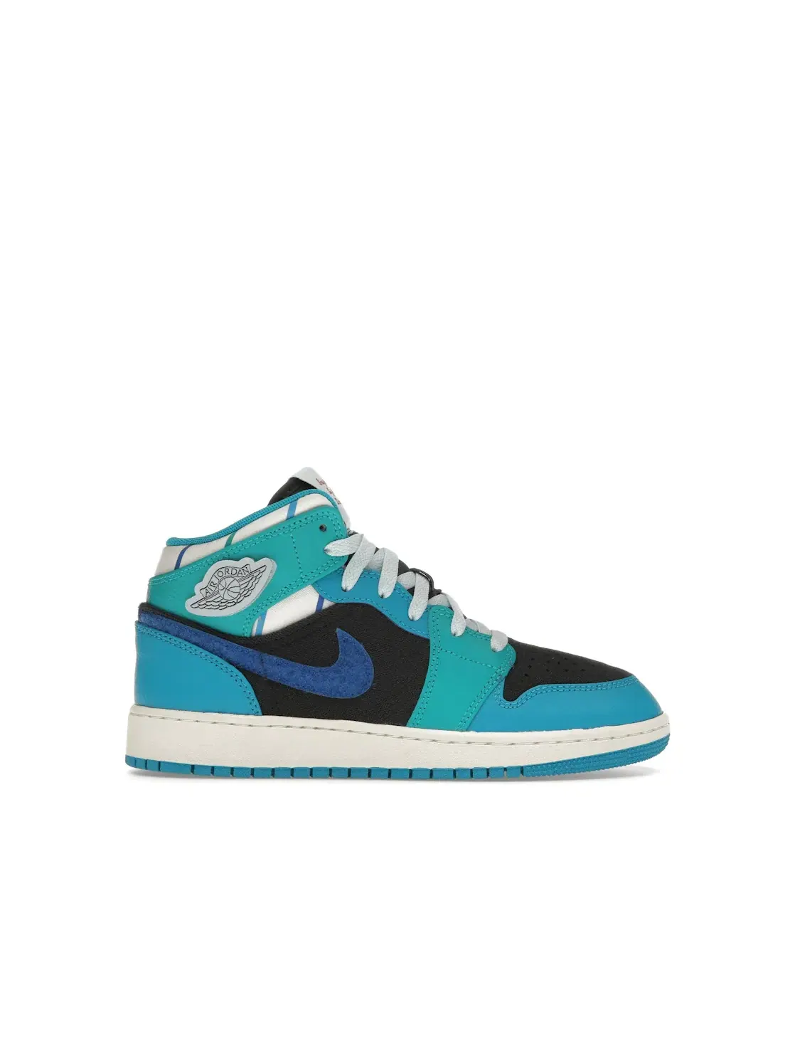 Детские кроссовки с принтом Jordan 1 Mid Inspired by the Greatest Aquatone (GS) Jordan — изображение 1 из 4, синий