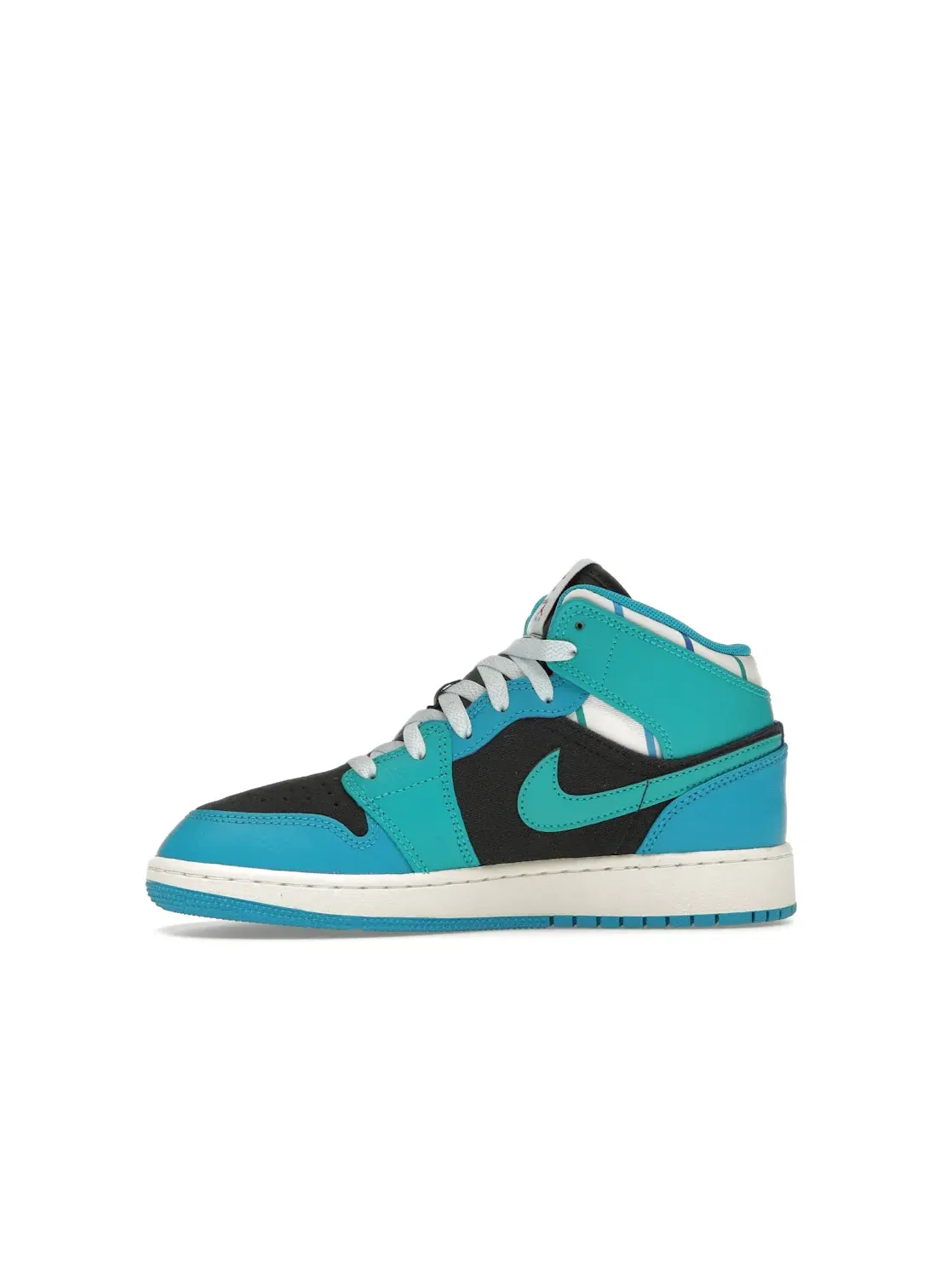 Детские кроссовки с принтом Jordan 1 Mid Inspired by the Greatest Aquatone (GS) Jordan — изображение 3 из 4, синий