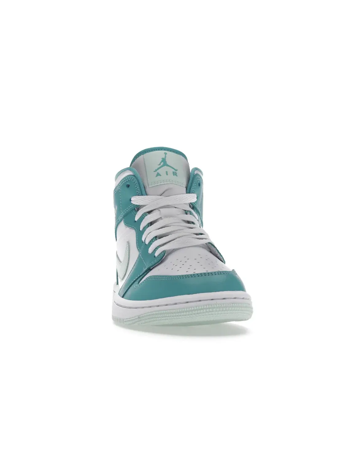 Женские кроссовки высокие с брендовым дизайном Jordan 1 Mid Jordan — изображение 2 из 4, белый
