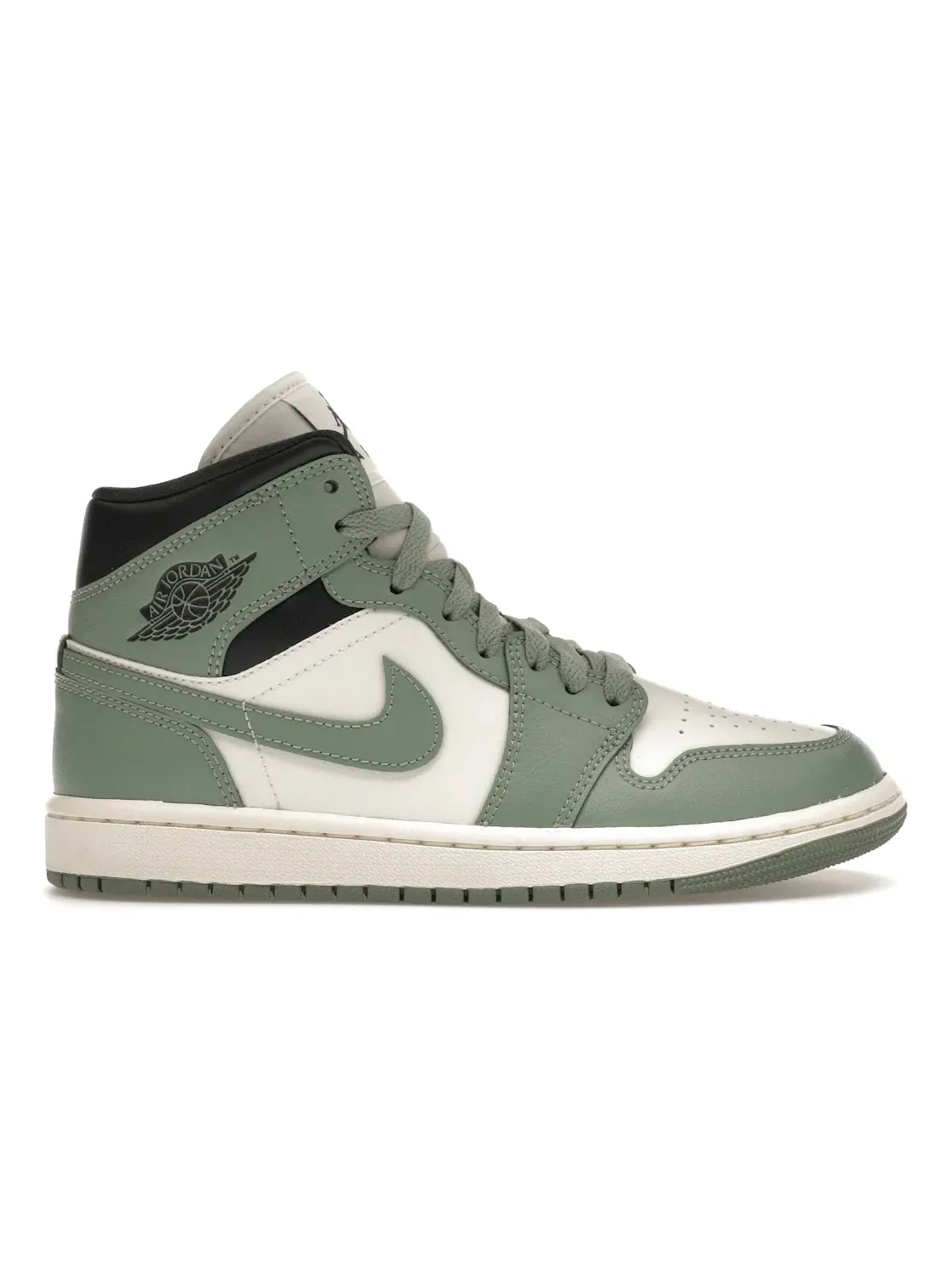 Женские кроссовки Lifestyle с цветовой блокировкой Jordan 1 Mid — изображение 1 из 4, песочный