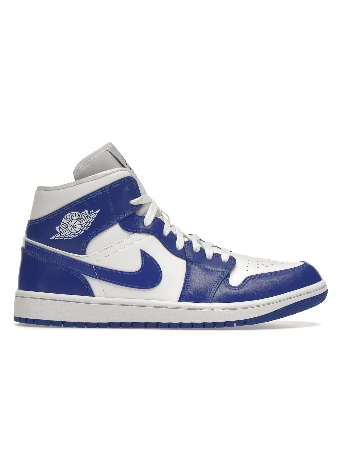 Женские кроссовки с высоким верхом Jordan 1 Mid Jordan — изображение 1 из 4, белый/-белый