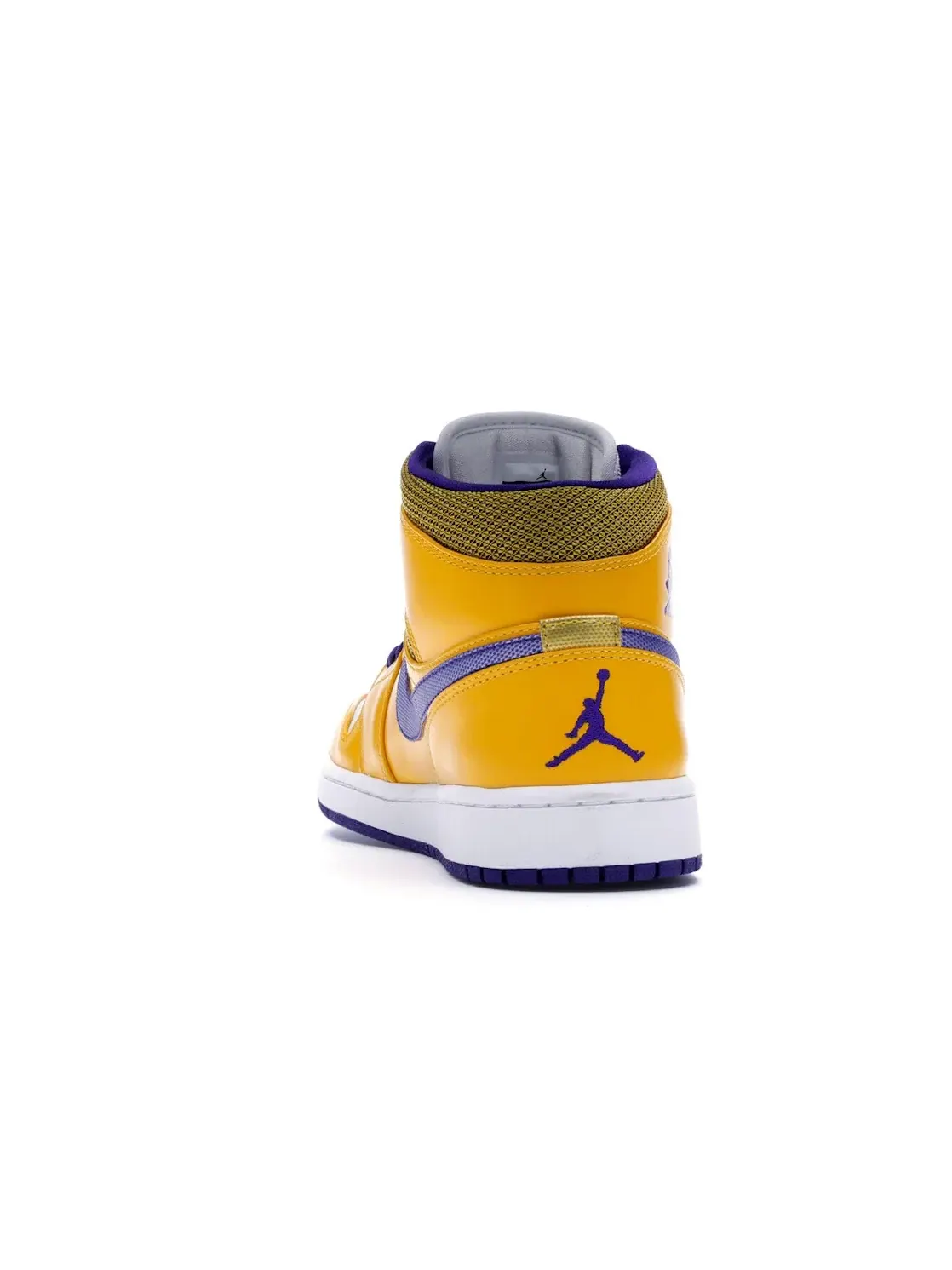 Мужские кроссовки Lifestyle Jordan 1 Mid Lakers Jordan — изображение 4 из 4, золотистый/желтый-белый