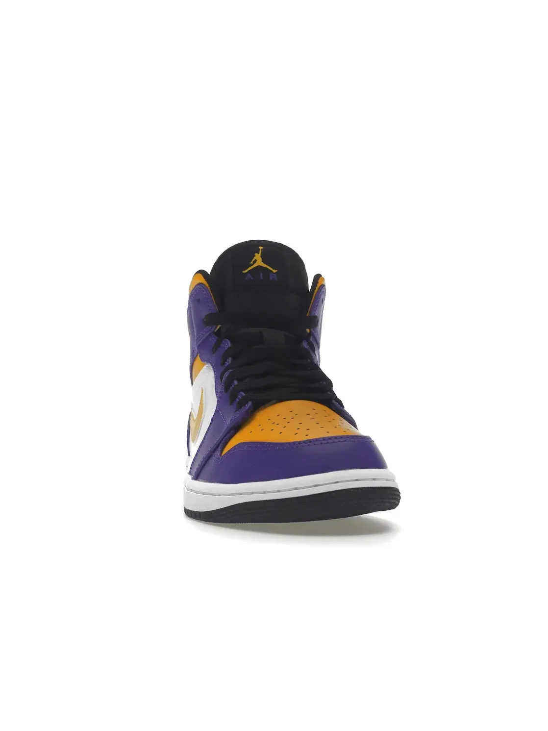 Мужские кроссовки в цветах Lakers Jordan 1 Mid Jordan — изображение 2 из 4