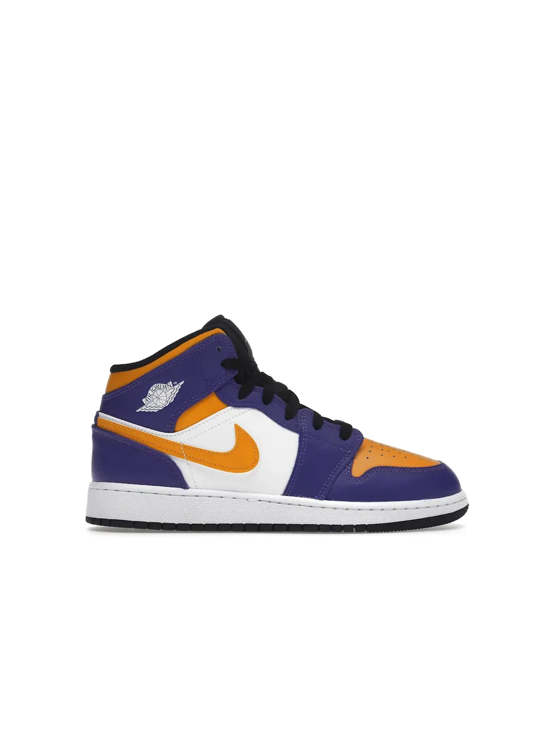 Детские кроссовки Lifestyle с высоким силуэтом Jordan 1 Mid Jordan — изображение 1 из 4, темный/белый/черный