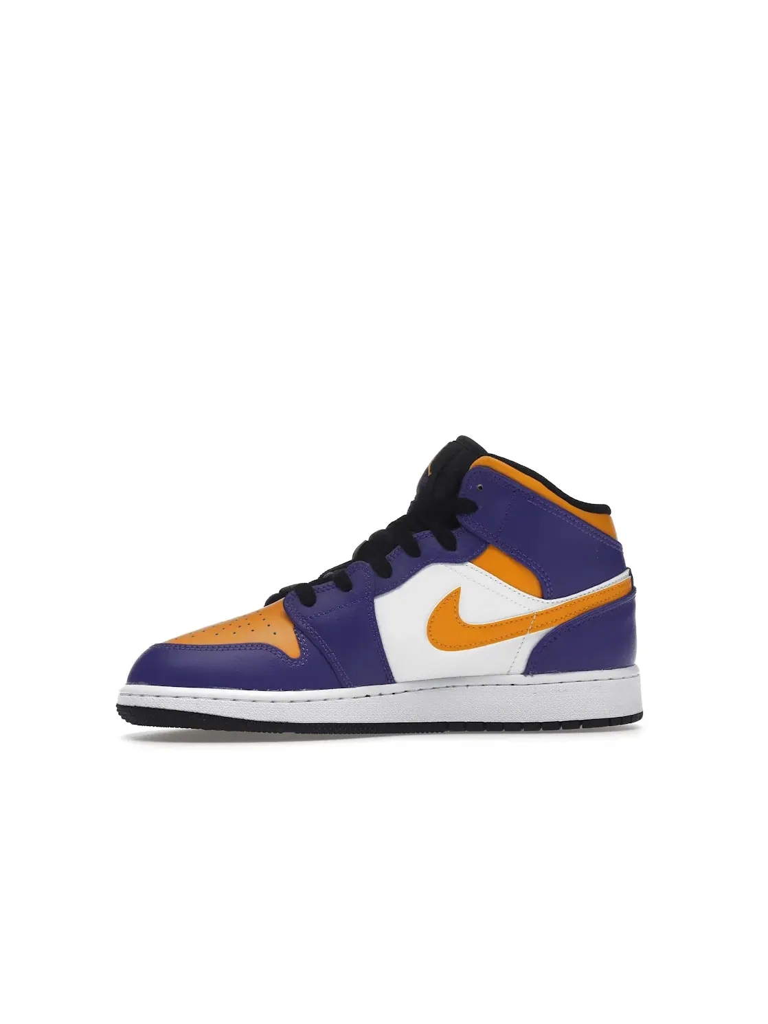 Детские кроссовки Lifestyle с высоким силуэтом Jordan 1 Mid Jordan — изображение 3 из 4, темный/белый/черный