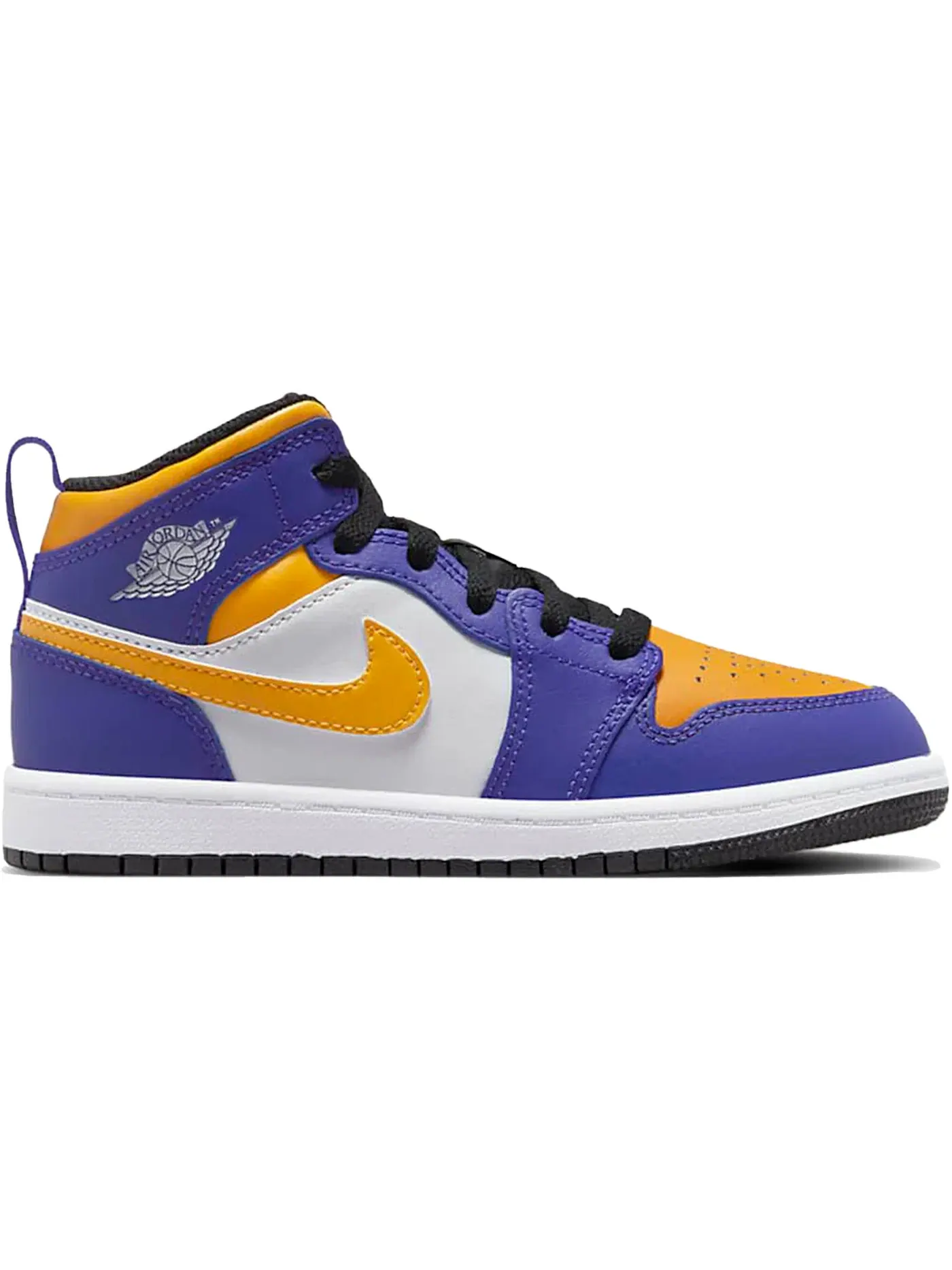Детские кроссовки Lifestyle Jordan 1 Mid Jordan — изображение 1 из 1, темный/белый/черный