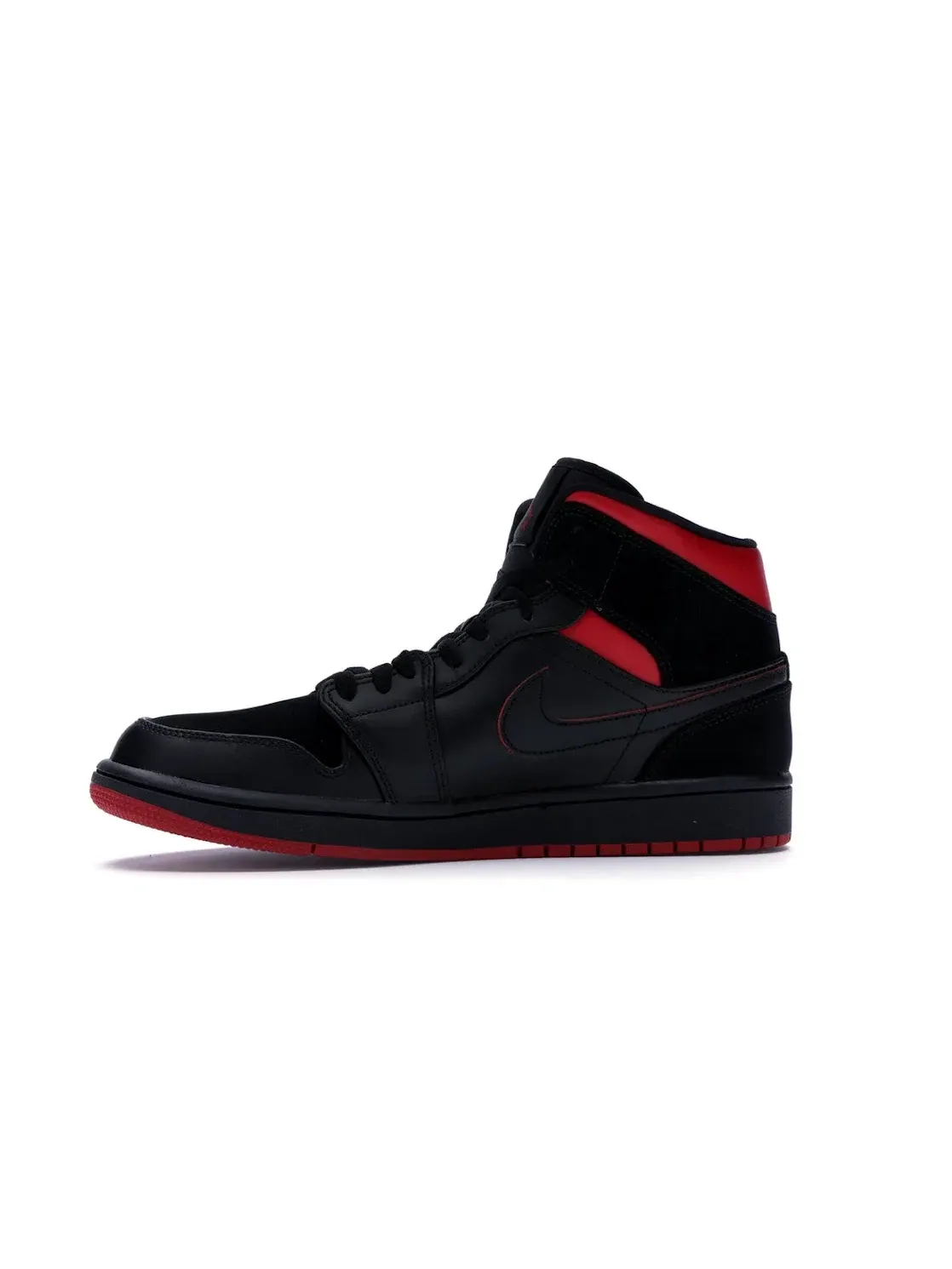 Мужские кроссовки с кожаным верхом Jordan 1 Mid Last Shot Jordan — изображение 3 из 4, черный/желтый-красный