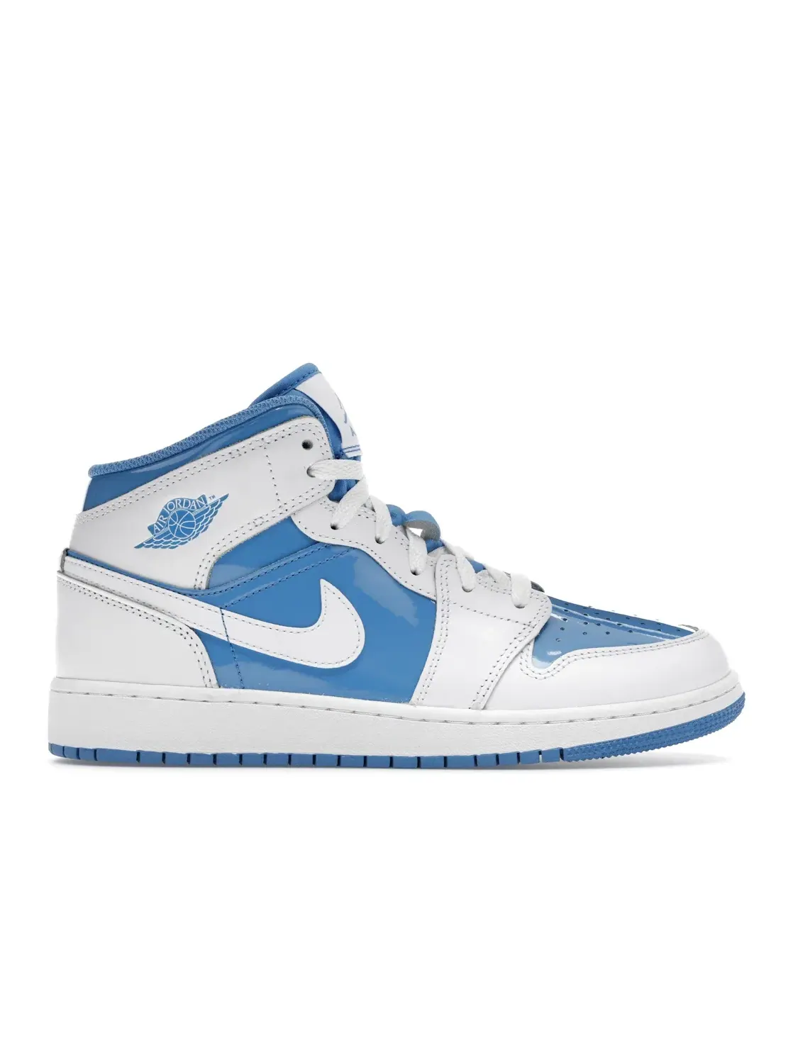 Детские кроссовки Lifestyle с модельным номером Jordan 1 Mid Jordan — изображение 1 из 4, белый/синий
