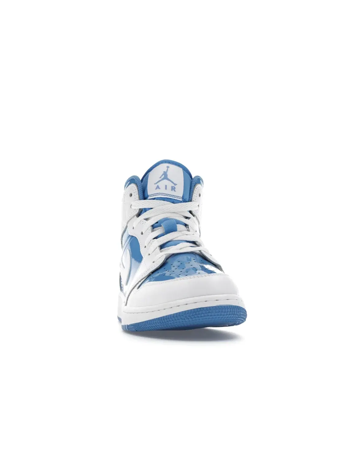 Детские кроссовки Lifestyle с модельным номером Jordan 1 Mid Jordan — изображение 2 из 4, белый/синий