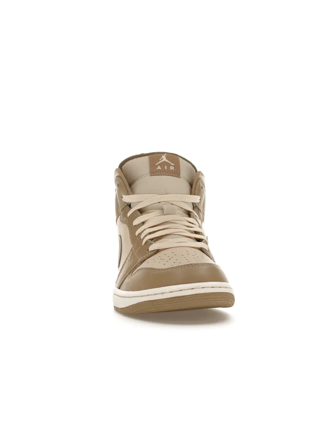 Мужские кроссовки с кожаным верхом Jordan 1 Mid — изображение 2 из 4, светлый коричневый/хаки