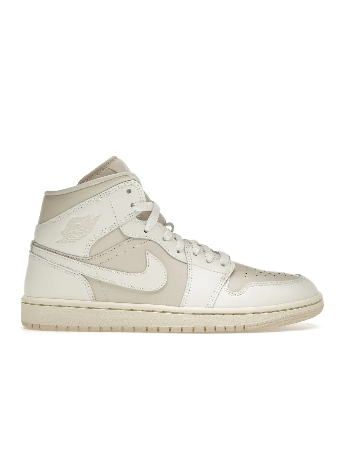 Женские кроссовки из кожи с моделью Jordan 1 Mid Jordan — изображение 1 из 4, светлый коричневый