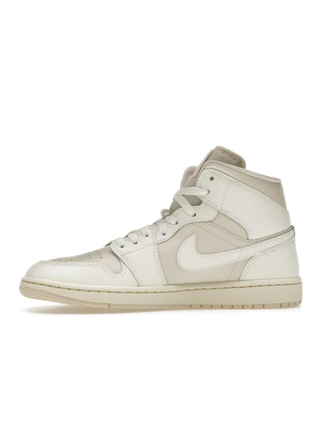 Женские кроссовки из кожи с моделью Jordan 1 Mid Jordan — изображение 3 из 4, светлый коричневый