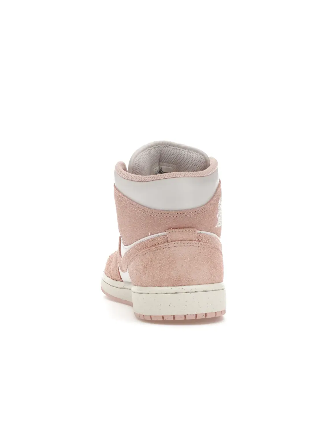 Мужские кроссовки с текстурированной замшей Jordan 1 Mid SE Legend Pink — изображение 4 из 4, белый//розовый
