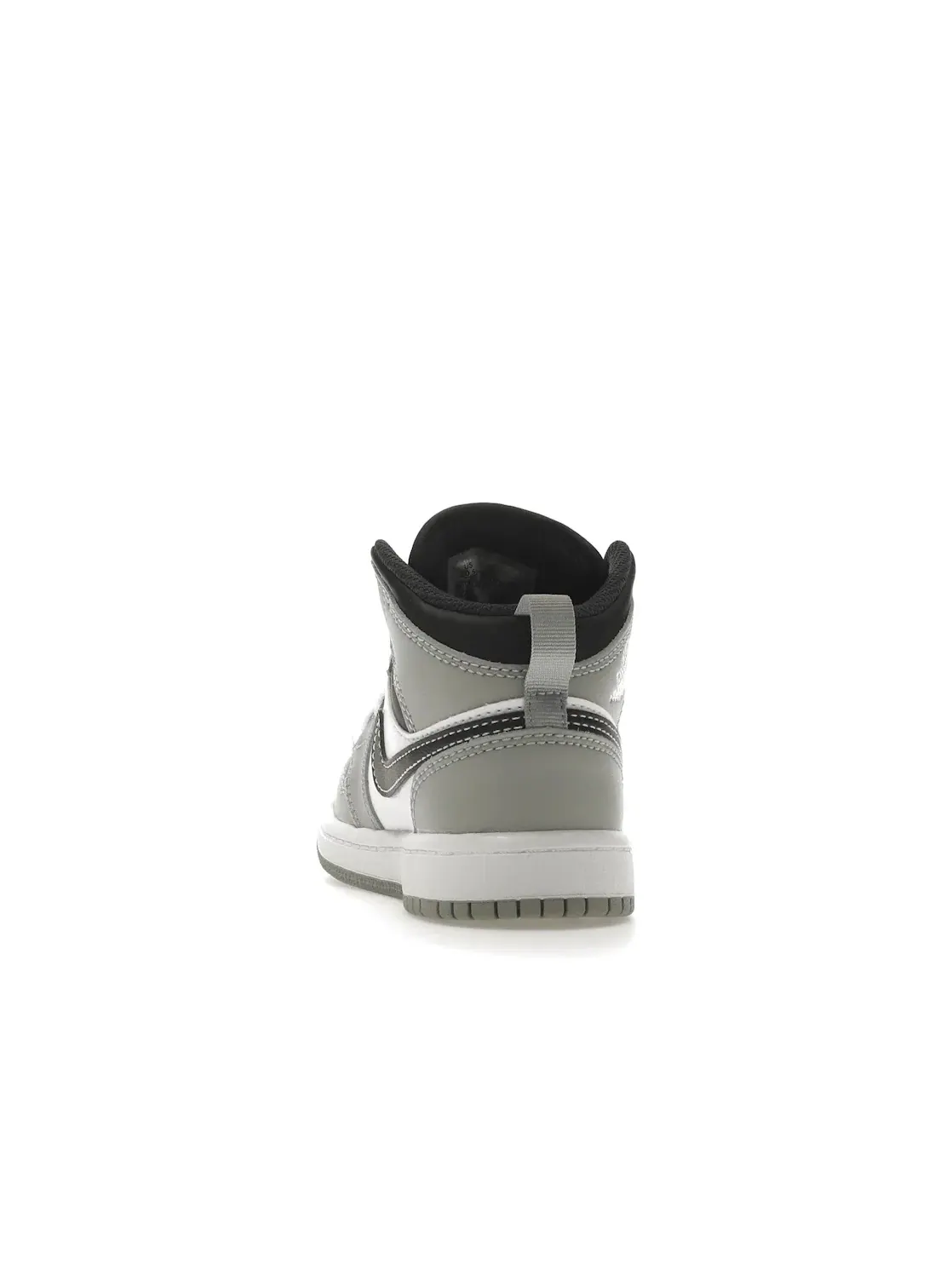 Детские кроссовки Lifestyle с принтом Jordan 1 Mid Jordan — изображение 4 из 4, светлый серый//белый