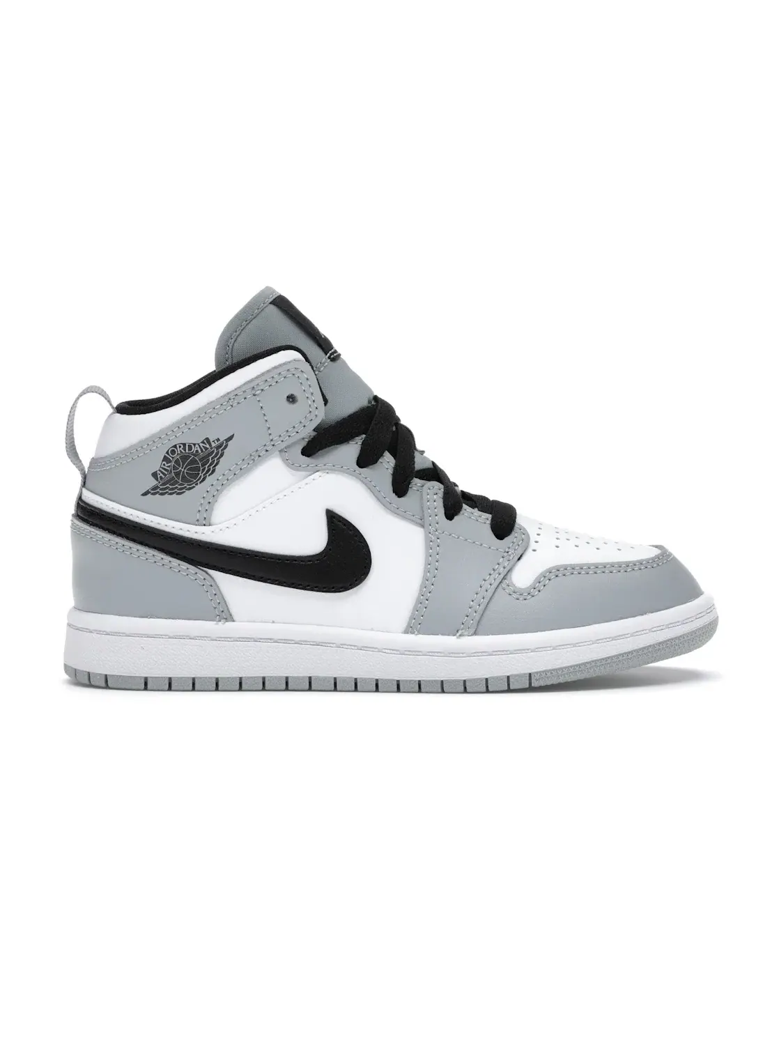 Детские кроссовки Lifestyle с кроссовками Jordan 1 Mid Light Smoke Grey (PS) Jordan — изображение 1 из 4