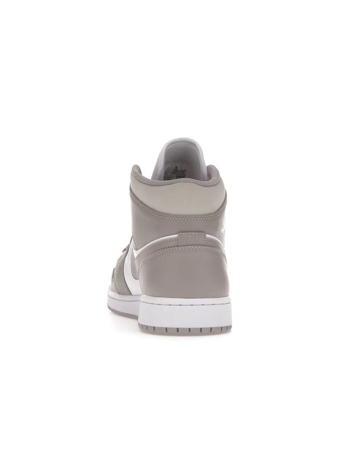 Мужские кроссовки с белой кожей Linen Jordan 1 Mid — изображение 4 из 4, белый