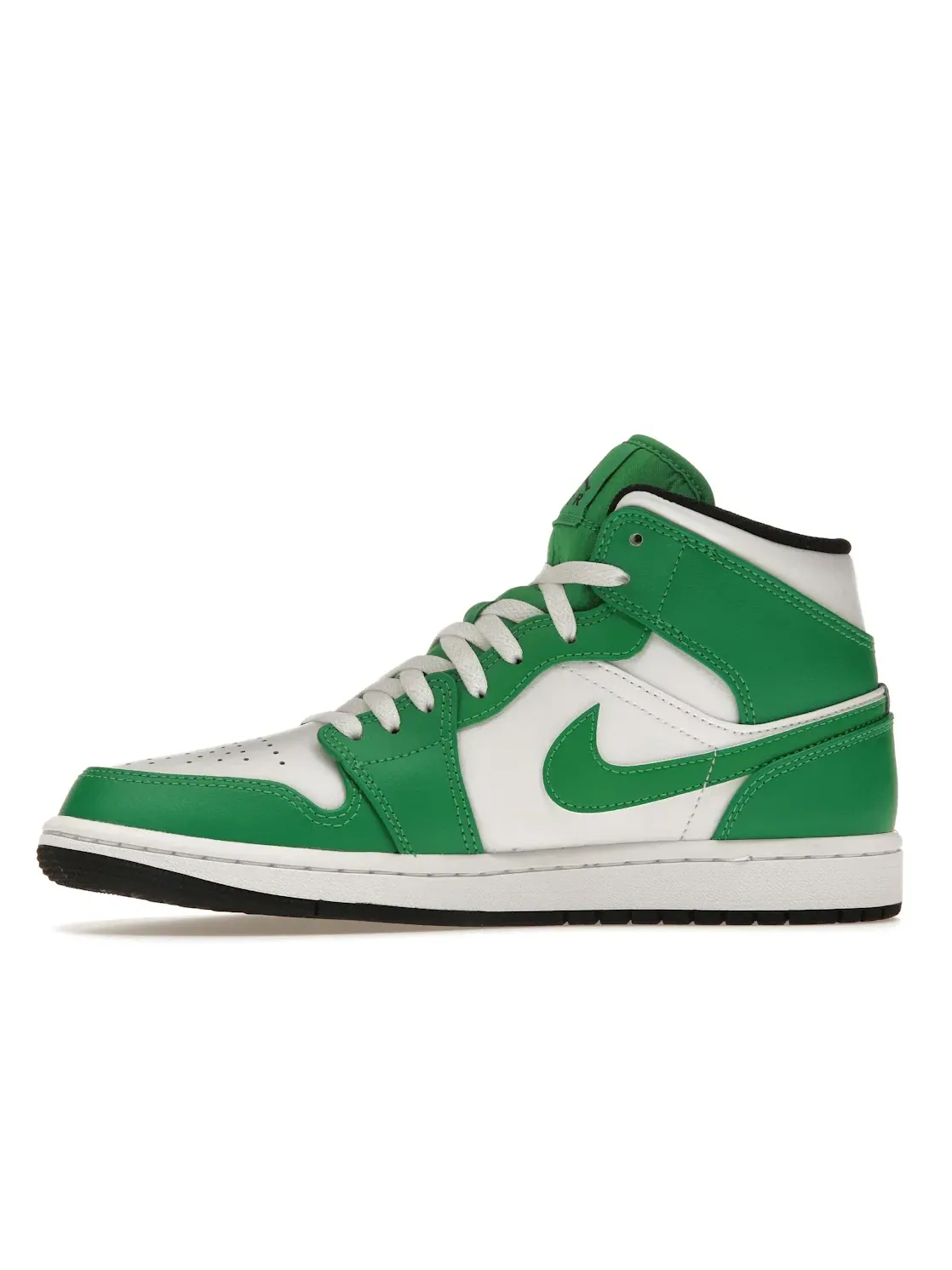 Мужские кроссовки с принтом Jordan 1 Mid Jordan — изображение 3 из 4, зеленый/черный/белый