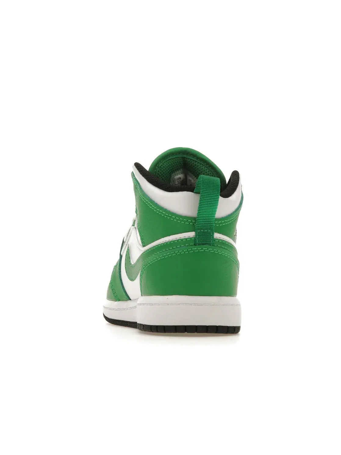 Детские кроссовки с контрастными накладками Jordan 1 Mid — изображение 4 из 4, зеленый/черный/белый
