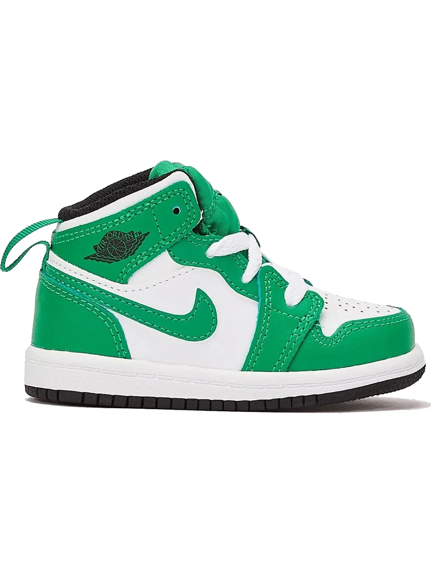 Детские кроссовки Lifestyle Jordan 1 Mid Lucky Green/Black/White Jordan — изображение 1 из 1