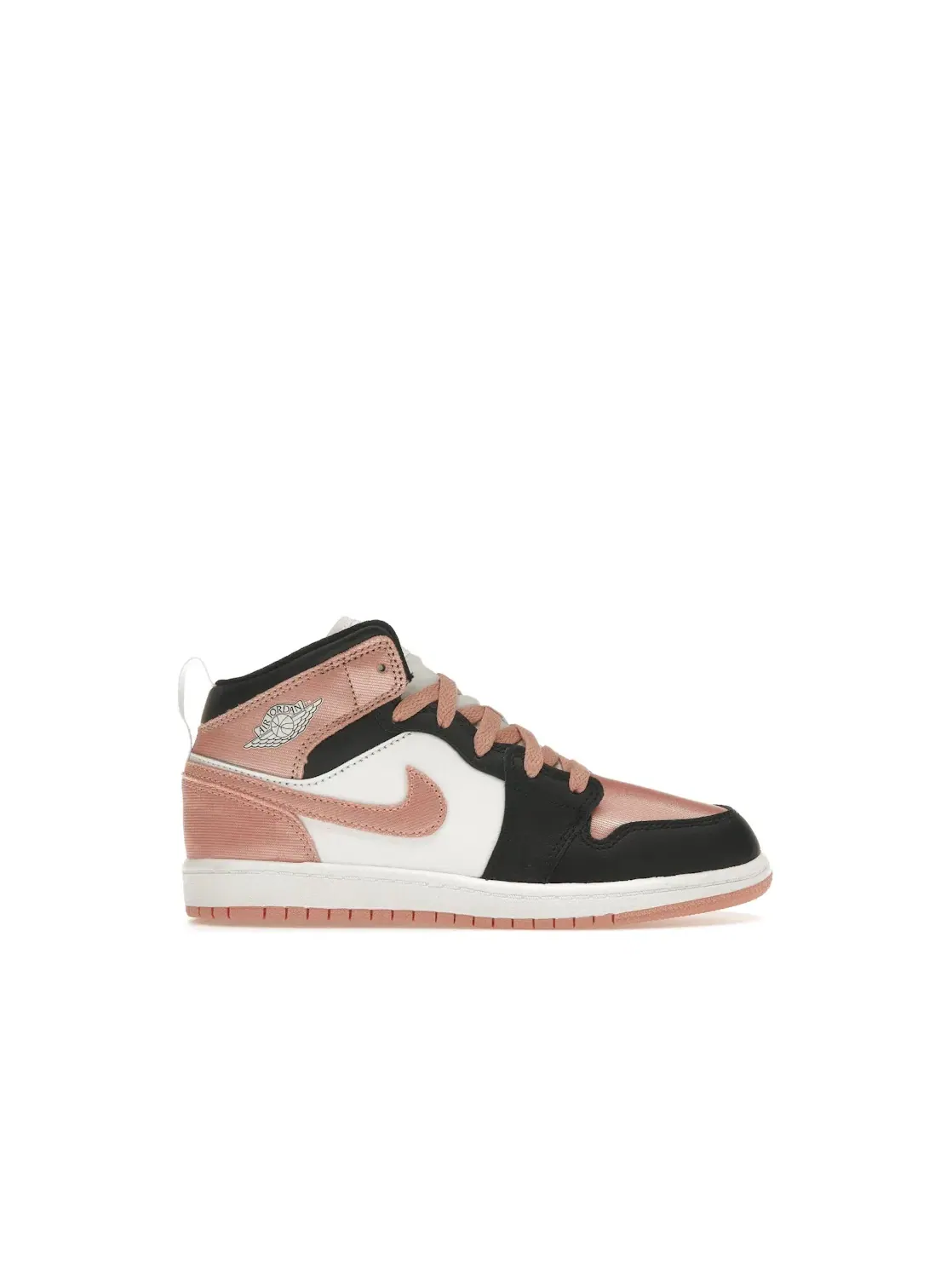 Детские кроссовки Lifestyle с принтом Jordan 1 Mid Jordan — изображение 1 из 4, белый/черный/светлый