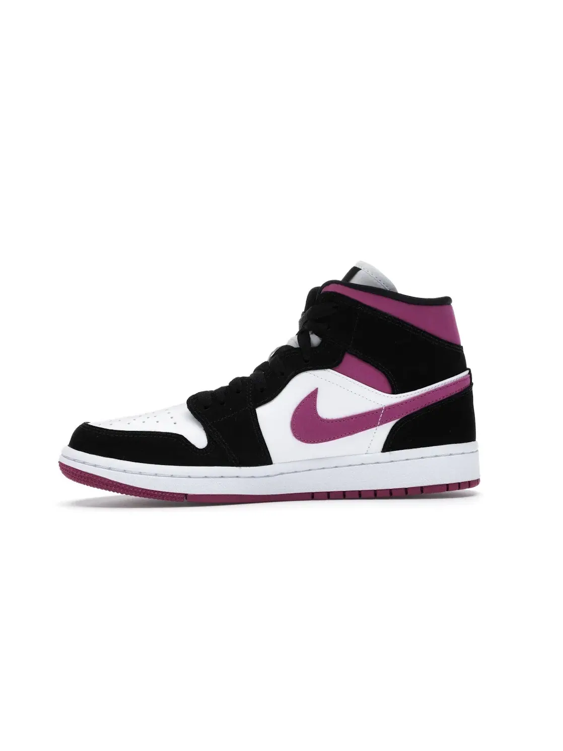 Женские кроссовки с технологией Air Jordan 1 Mid Jordan — изображение 3 из 4, черный/-белый