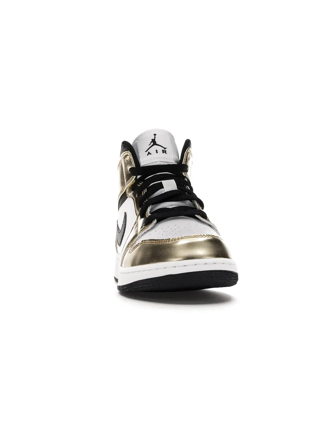 Детские кроссовки для мальчиков с металлическим золотом Jordan 1 Mid Jordan — изображение 2 из 4