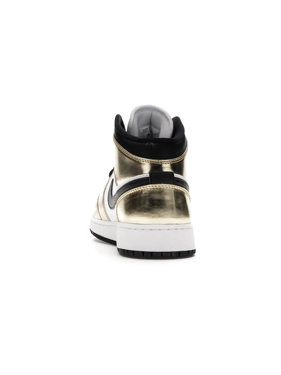 Детские кроссовки для мальчиков с металлическим золотом Jordan 1 Mid Jordan — изображение 4 из 4