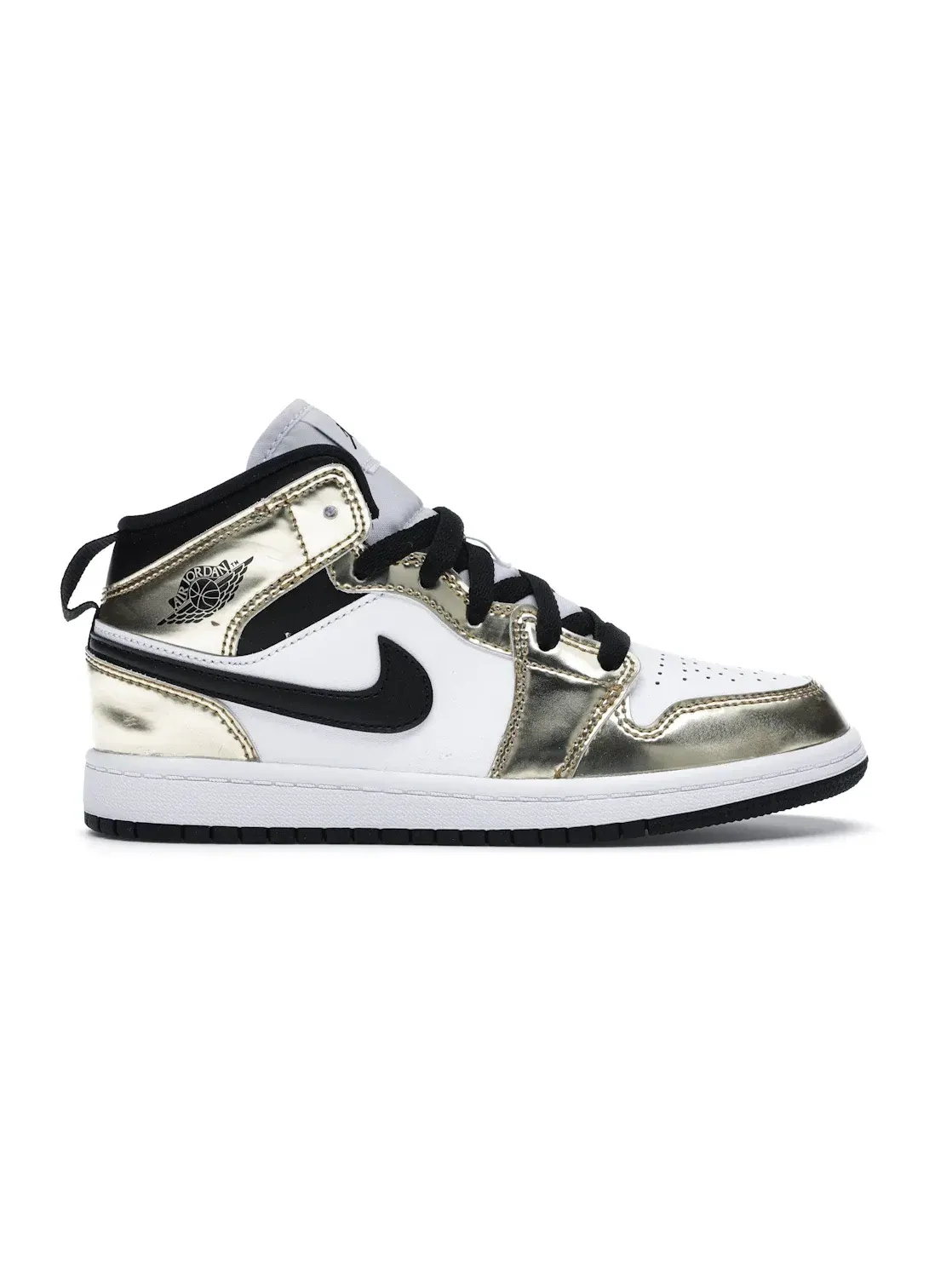 Детские кроссовки с металлическим покрытием Jordan 1 Mid Jordan — изображение 1 из 4