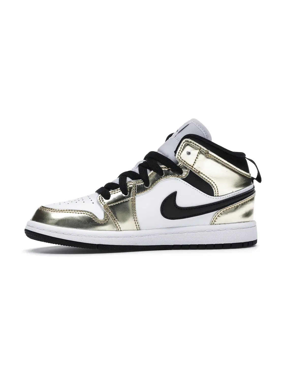 Детские кроссовки с металлическим покрытием Jordan 1 Mid Jordan — изображение 3 из 4