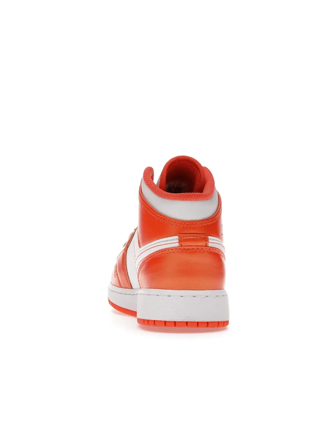 Детские кроссовки Lifestyle с принтом Jordan 1 Mid Jordan — изображение 4 из 4, оранжевый/черный-белый