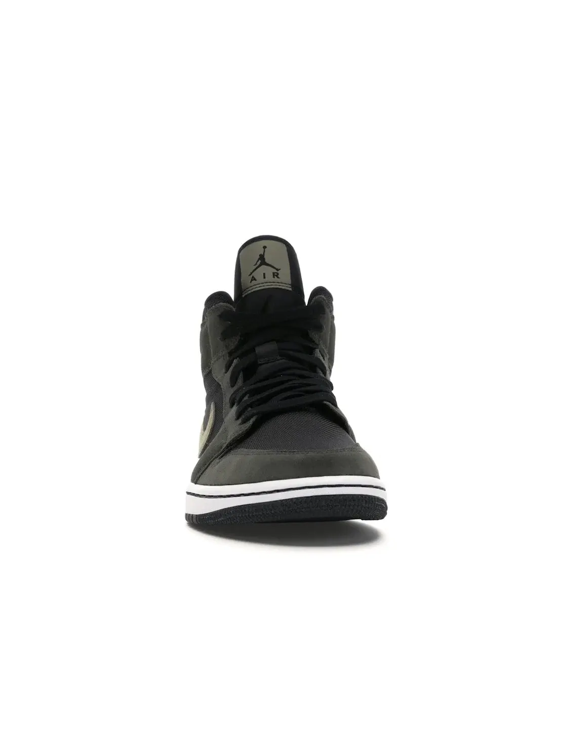 Женские кроссовки Lifestyle с длинным шнурованием Jordan 1 Mid — изображение 2 из 4, черный