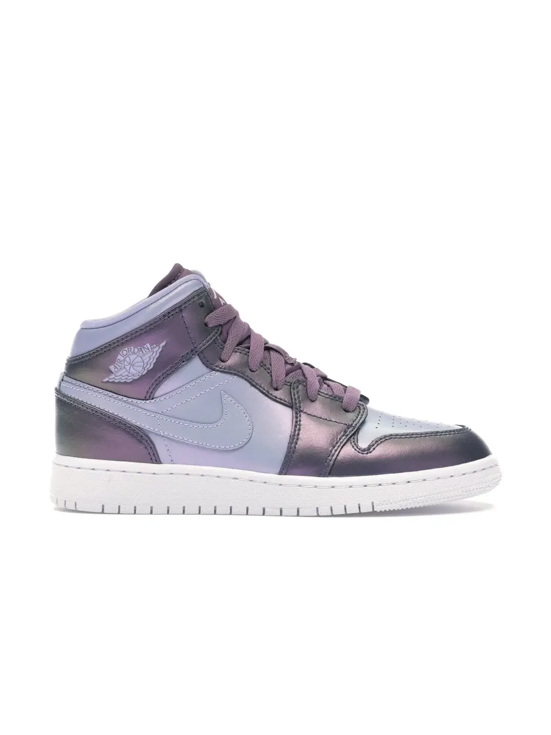Детские кроссовки с кожаным верхом Jordan 1 Mid — изображение 1 из 4