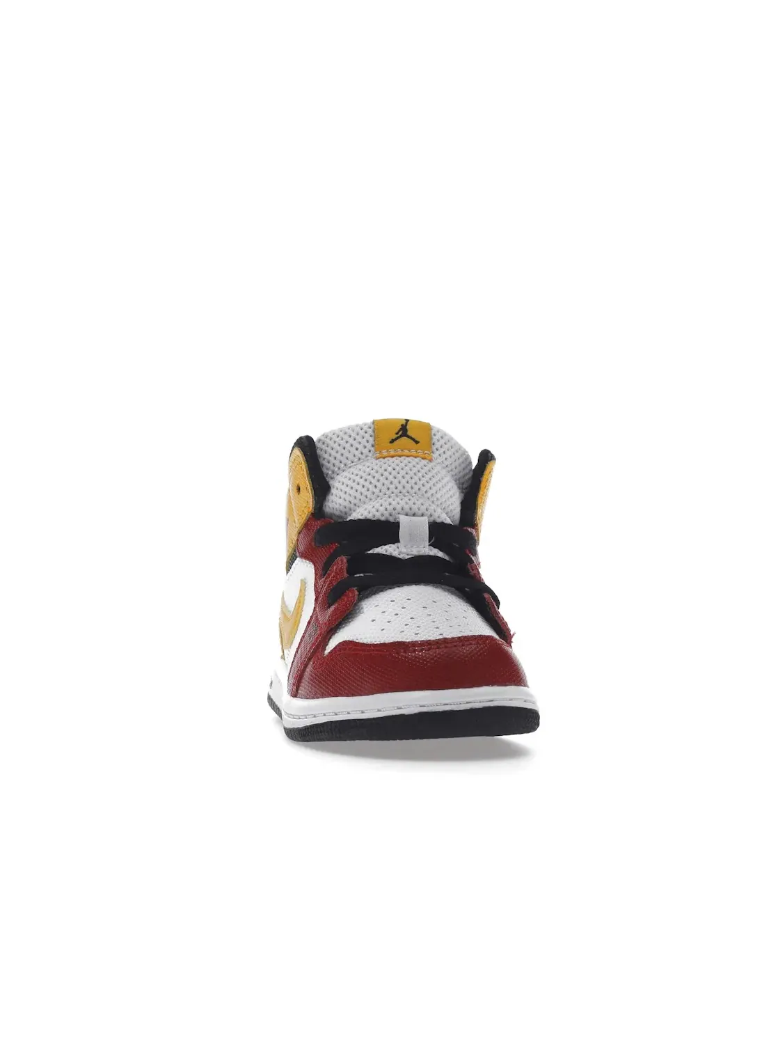 Детские кроссовки Lifestyle Jordan 1 Mid Jordan — изображение 2 из 4, белый/красный/золотистый