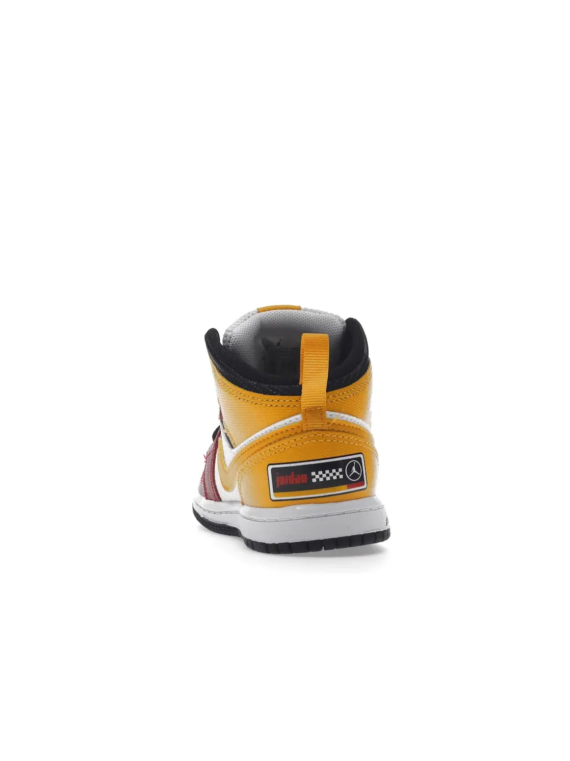 Детские кроссовки Lifestyle Jordan 1 Mid Jordan — изображение 4 из 4, белый/красный/золотистый