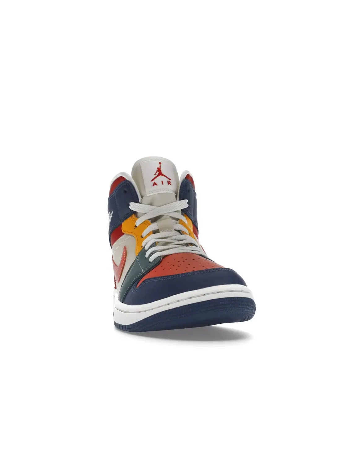 Женские кроссовки с принтом Jordan 1 Mid SE Jordan — изображение 2 из 4, синий красный