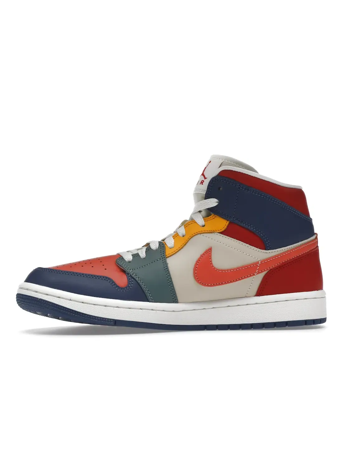 Женские кроссовки с принтом Jordan 1 Mid SE Jordan — изображение 3 из 4, синий красный