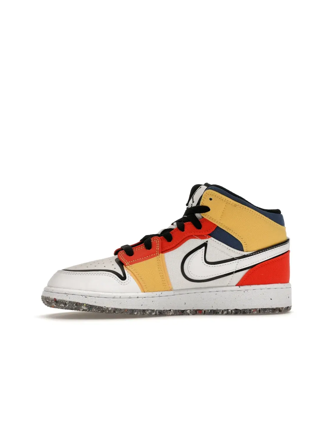 Детские кроссовки с многоцветным принтом Jordan 1 Mid Jordan — изображение 3 из 4