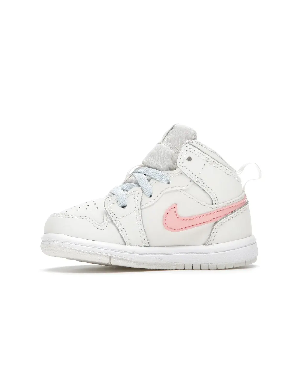 Детские кроссовки с многоцветным свушем Jordan 1 Mid Jordan — изображение 3 из 4, фиолетовый-синий