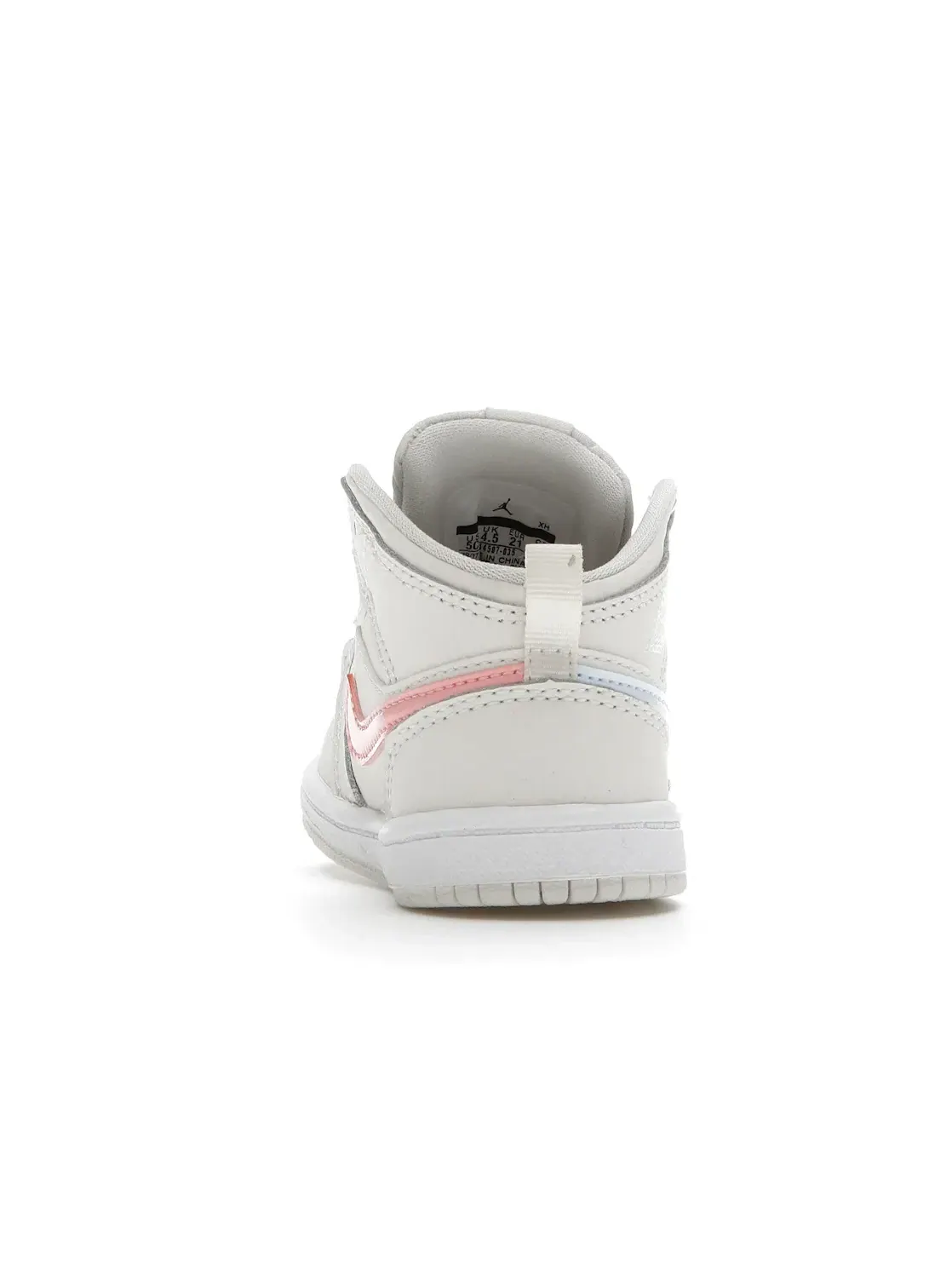 Детские кроссовки с многоцветным свушем Jordan 1 Mid Jordan — изображение 4 из 4, фиолетовый-синий