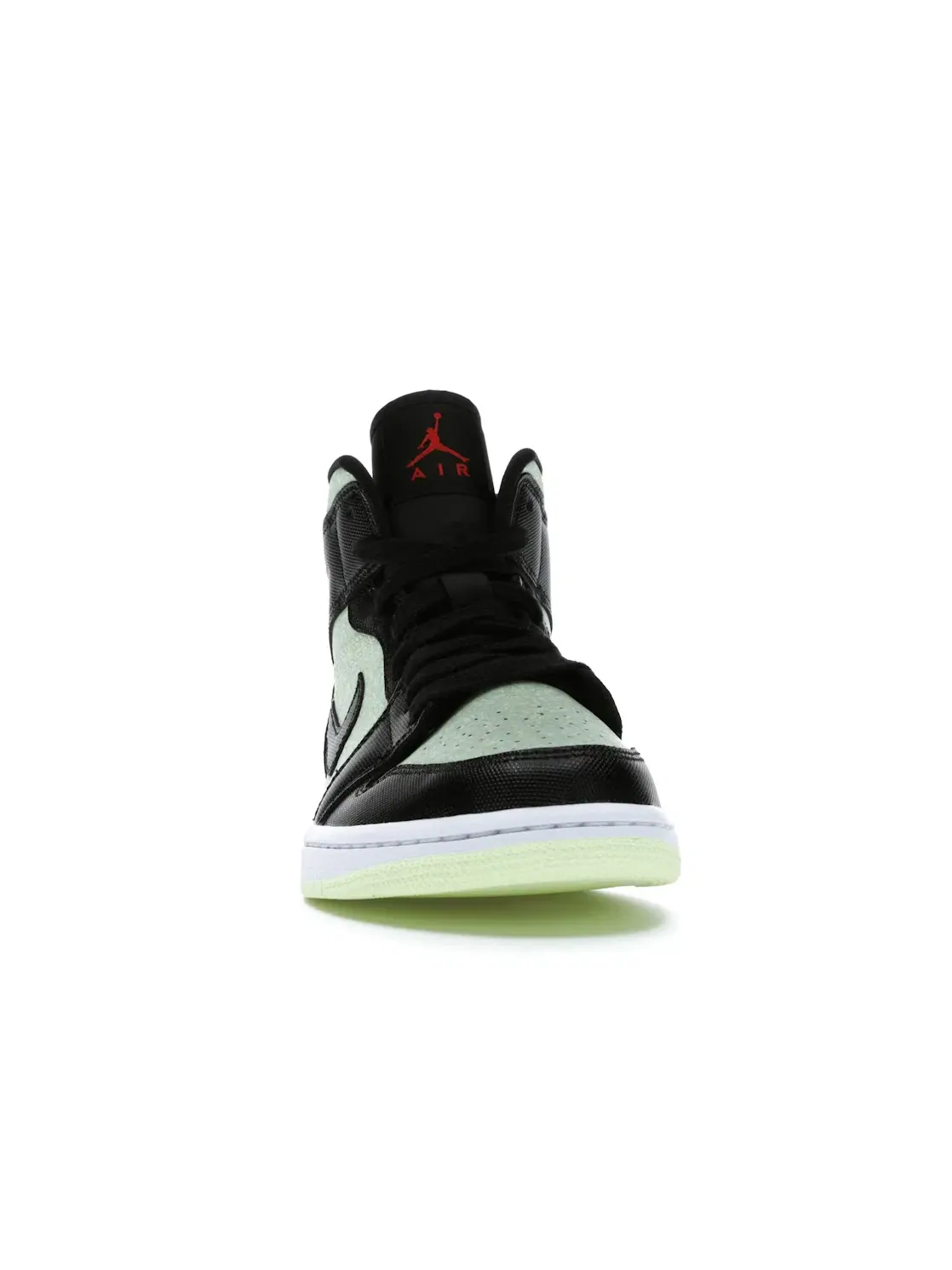 Женские кроссовки из переработанных материалов Jordan 1 Mid Nike Grind Jordan — изображение 2 из 4, черный/красный