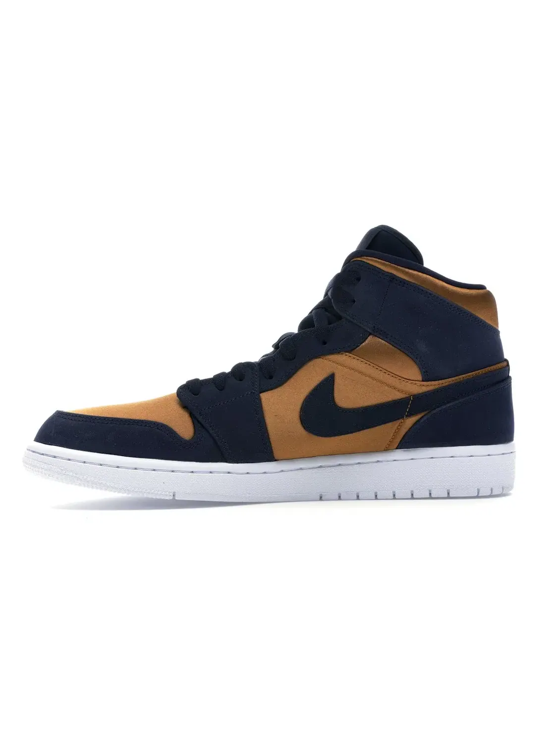 Мужские кроссовки с контрастными деталями Jordan 1 Mid Jordan — изображение 3 из 4, фиолетовый--белый
