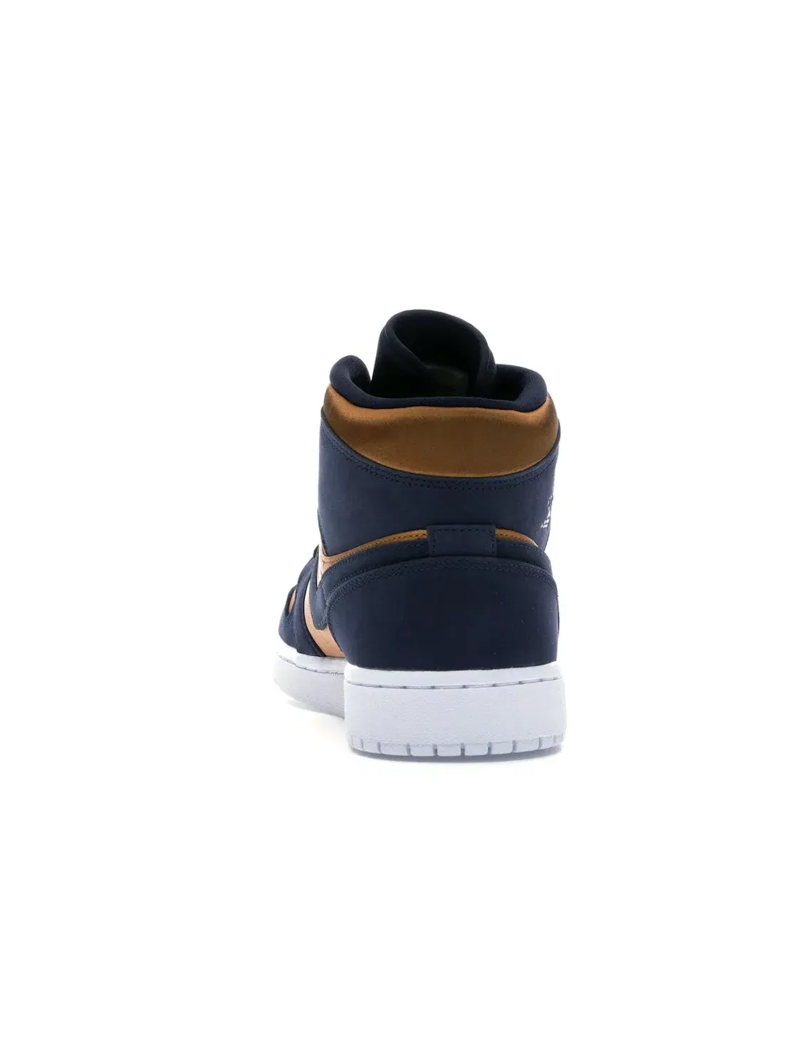 Мужские кроссовки с контрастными деталями Jordan 1 Mid Jordan — изображение 4 из 4, фиолетовый--белый